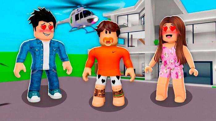 Conheci a Família Mais Rica do Roblox