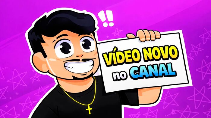 Mascote do canal Mundo Roblox